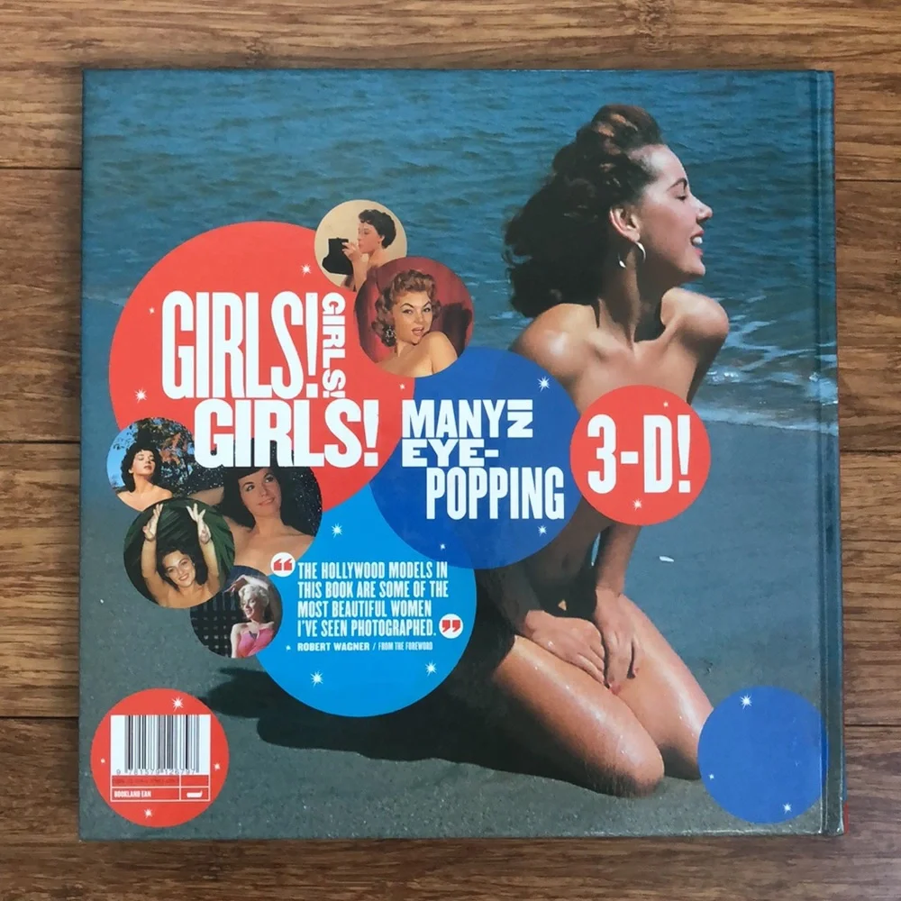 HOLLYWOOD NUDES IN 3-D BOOK, HARDBACK